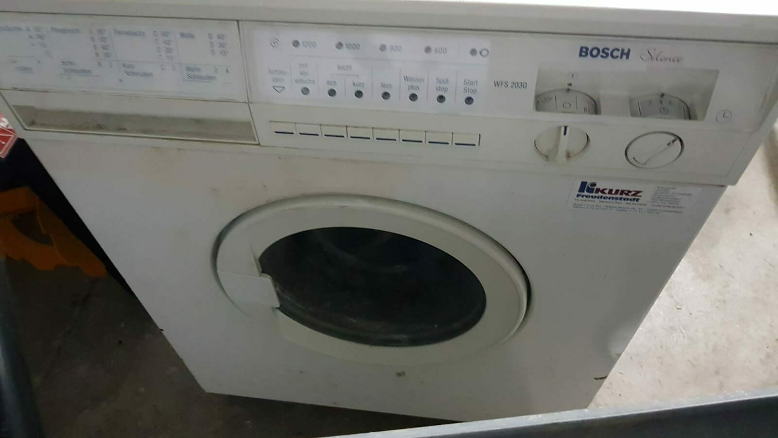 Bosch Waschmaschine gebraucht blaudental