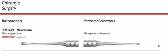 Stoma Raspatorium 14413.00 Mikro Papillen Elevatorium Memmingen Chirurgie | 188998