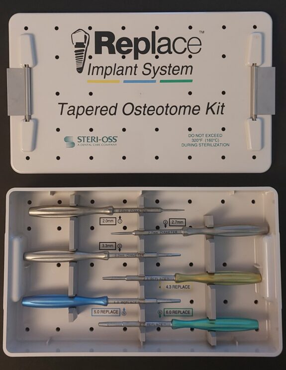 Tapered Osteotome Kit – Replace Implant System | 193279