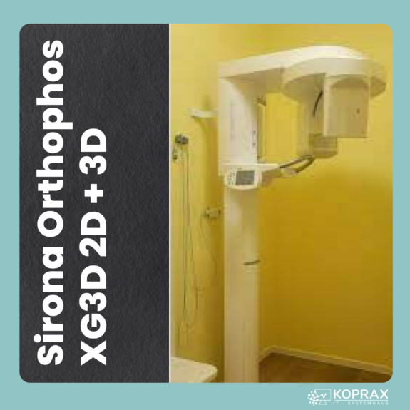 Sirona Orthophos XG3D 2D + 3D 8×8 FOV inkl. Zubehör | 194068