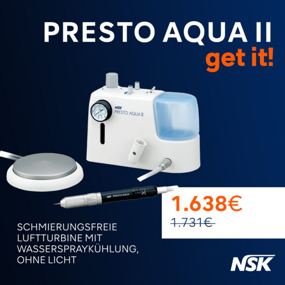 PRESTO AQUA II, Turbine ohne Licht: NSK Aktion | 195606