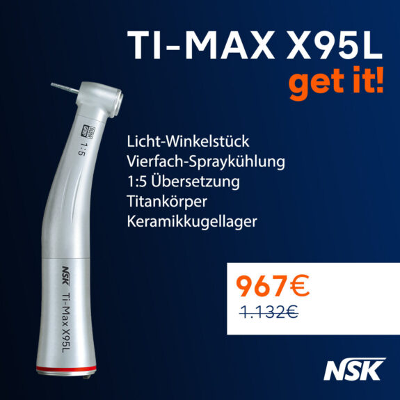 NSK-Aktion: Winkelstück Ti-Max X95L | 195596