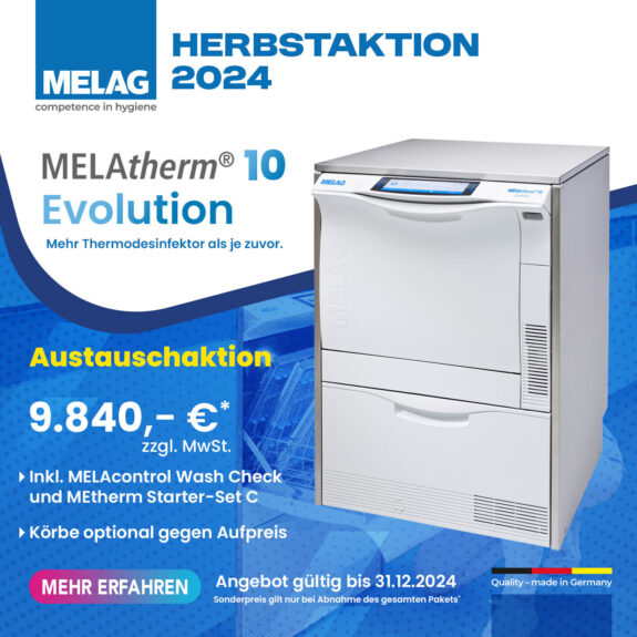 MELAG MELAtherm 10 Evolution DTA „Herbstaktion 2024“ | 196139