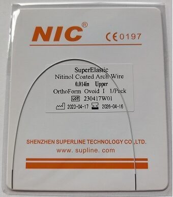 NIC® Rundbogen Nitinol OK Ovoidform 0.014′′ (3×25 St.) | 197930