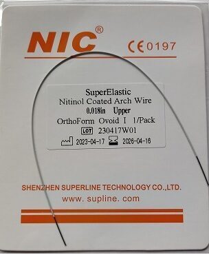 NIC® Rundbogen Nitinol OK Ovoidform 0.018′′ (3×25 St.) | 197929