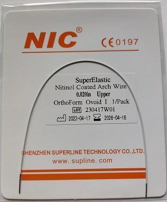 NIC® Rundbogen Nitinol OK Ovoidform 0.020′′ (3×25 St.) | 197928