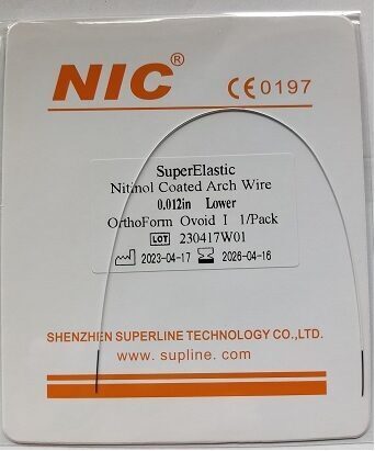 NIC® Rundbogen Nitinol UK Ovoidform 0.012′′ (3×25 St.) | 197932