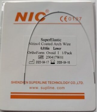 NIC® Rundbogen Nitinol UK Ovoidform 0.016′′ (3×25 St.) | 197925