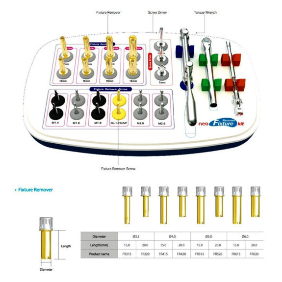 Fixture Remover Kit zur Entfernung von Implantaten | 197967