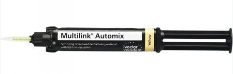 Multilink Automix Spritze gelb (3×9 g Doppelschubspritze) | 197301