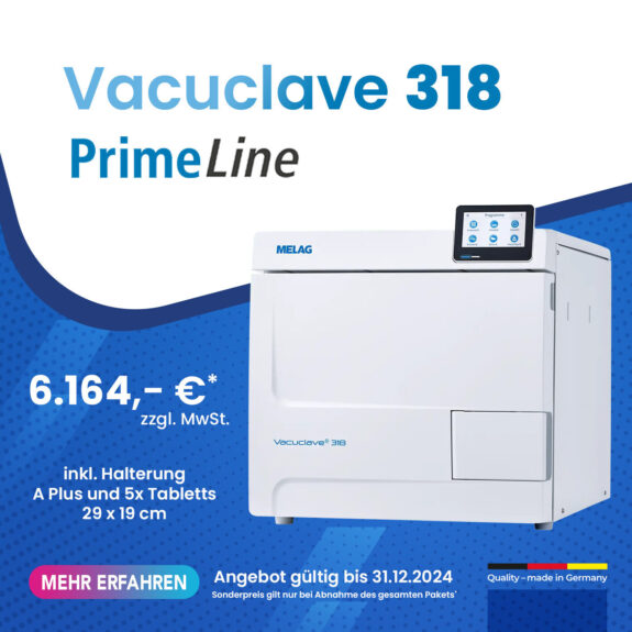 MELAG Prime Line Vacuclave 318 Paket | 196970