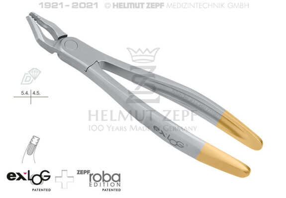 EXLOG® ZAHNZANGE, FIG. 35M MODIF., ROBA-EDITION BY DR. BECK, OBERE PRÄMOLAREN, SPEZ.-MAUL, | 199106