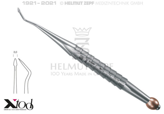 APICAL DESMOTOM, MESIAL BIEGUNG ZEPF X-TOOL GRIFF, BRAUNE FARBCODIERUNG  | 199220