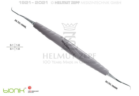 ZEPF-BIONIK, SICHELSCALER,FIG. GXC4 GRAU EINSÄTZE AUSWECHSELBAR | 199876