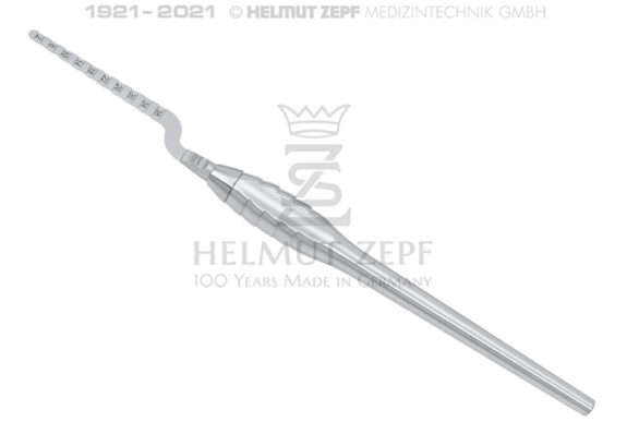 SONDE ZUR MESSUNG FREIES SCHLEIMHAUT- TRANSPLANTAT NACH KAHN 40 MM IN 2 MM SCHRITTEN GRADUIERT | 199932