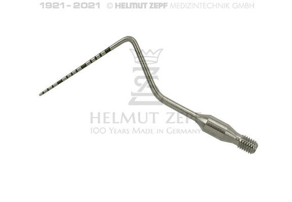 PARODONTOMETER, NORTH CAROLINA CNC, AUSWECHSELBAR, 1-15 IN MM-SCHRITTEN SPITZE AUS TITAN | 199942