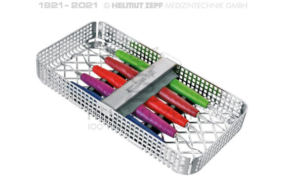 PROPHYLAXE SET IM BIONIK GRIFF BESTEHEND AUS GRACEY 5/6, 7/8, 11/12, 13/14, EIN SCALER 204S UND 1/3 WASCHKORB | 200116