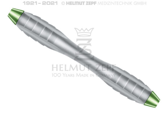 Z-SHAPE RELAX GRIFF GRÜN HOHLKEHLE KONKAV, SCHUPPE KONVEX DOPPELENDIG M4X0,5 – LÄNGE: 100MM | 200158