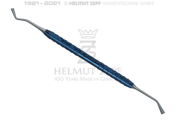 MIKRO SINUS-STOFPER NACH DR. SHAKIBAIE TITAN-ZEPF-LINE, BLAU DOPPELENDIG, 17,5 CM | 200766