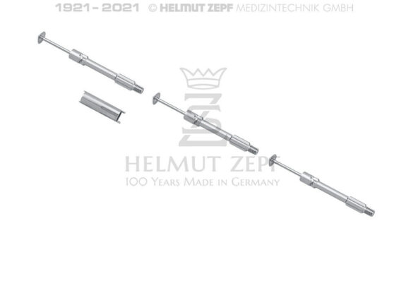 ERSATZKLINGEN, RUND Ø6 MIT 1 ERSATZHÜLSE FÜR BONE-SCRAPER II, WIE REF 47.957.20 VERPACKUNGSEINHEIT = 3 STÜCK | 201330