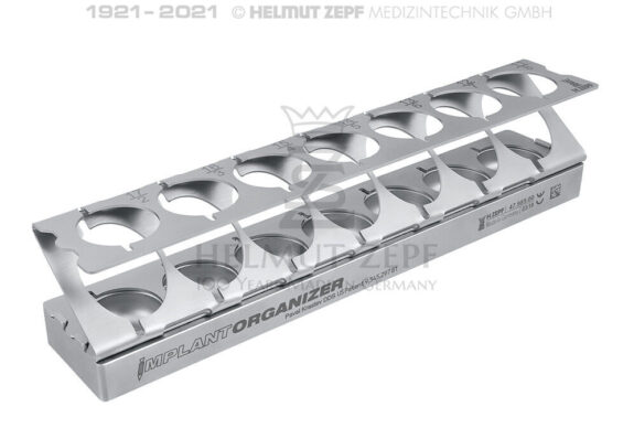 IMPLANT ORGANIZER AUS ROSTFREIEM STAHL ZUR ORGANISATION DER ZU SETZENDEN IMPLANTATE | 201372