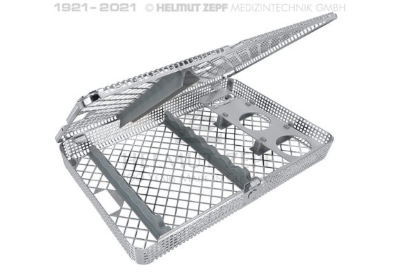 WASCHKORB 1/1 MIT UNIVERSAL INSTRUMENTENAUFLAGEN QUER ZUR UNTERBRINGUNG Z.B. FOLGENDER ARTIKEL: | 201482