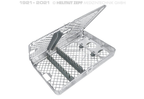 WASCHKORB MIT INDIVIDUAL INSTRUMENTENAUFLAGEN  FUER Z.B. 10 HANDINSTRUMENTE,  2 ANMISCHBECHER UND | 201546