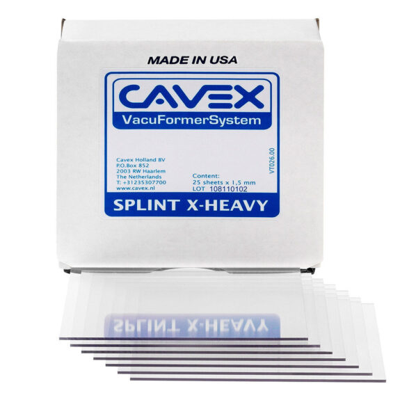 Cavex VF Splint X-Hea.1,5x125x125mm 25St | 218256