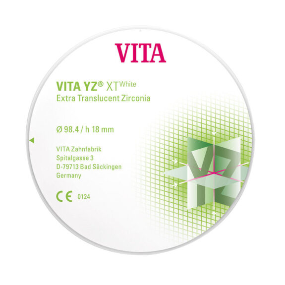 VITA YZ XTWhite Disc weiß H 18mm 1St | 213822