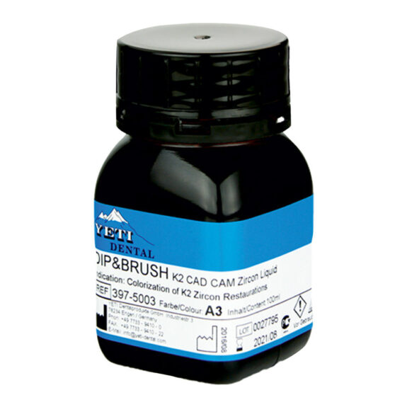 Dip & Brush K2 CAD CAM Zi.Flü. A3 100ml | 238572