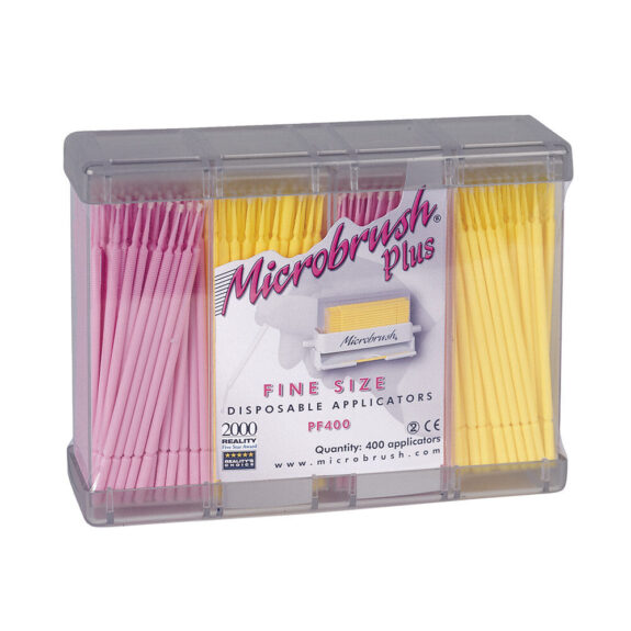 Microbrush plus fine pink/Yel.400St | 247426