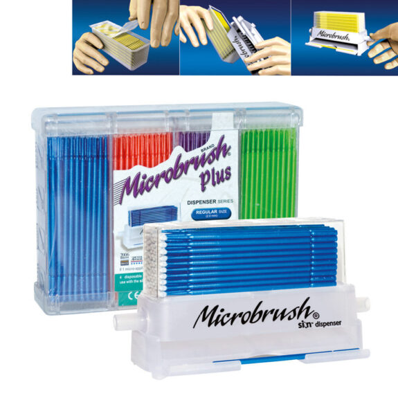 Microbrush plus fine gelb  100St | 247596