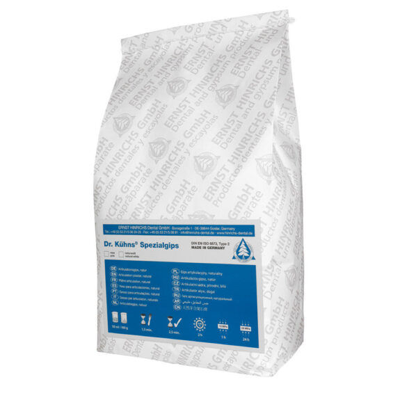 Dr. Kühns Spezialgips weiss 25 Kg Sack | 237249