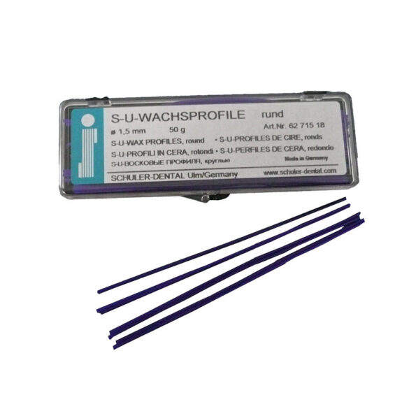 Wachsprofile 1,5mm S-U 50g | 208771