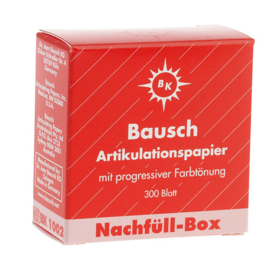 Artikulationspapier rot BK1002 Nfpa | 249846