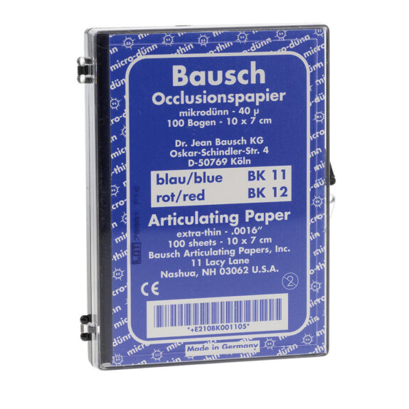 Occlusionspapier blau BK 11   100Blatt | 249864