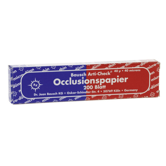 Occlusionspapier rot/blau  BK 80  200Bl | 249391