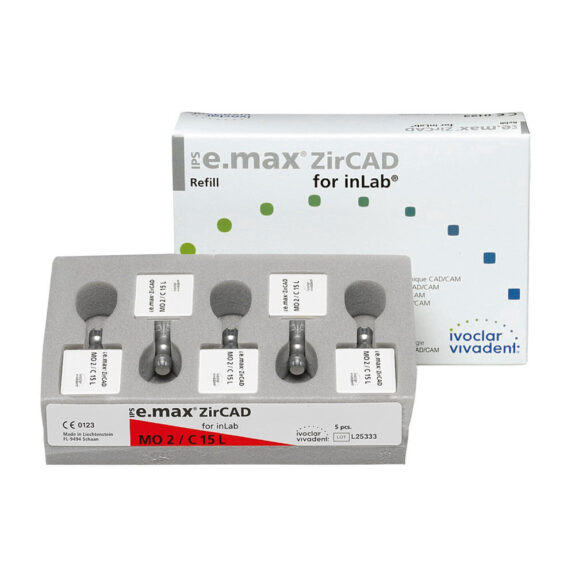 IPS e.max Zircad Inlab MO 2 C15L 5St | 210669