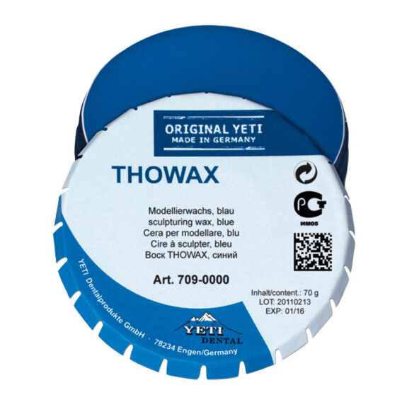 Thowax Modellierwachs blau 70g | 210611