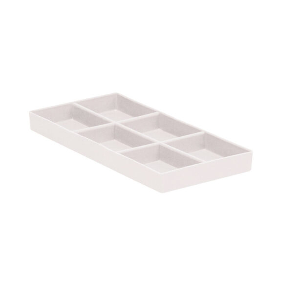 Cabinet Tray mit 6 Fächern weiß  St | 270998