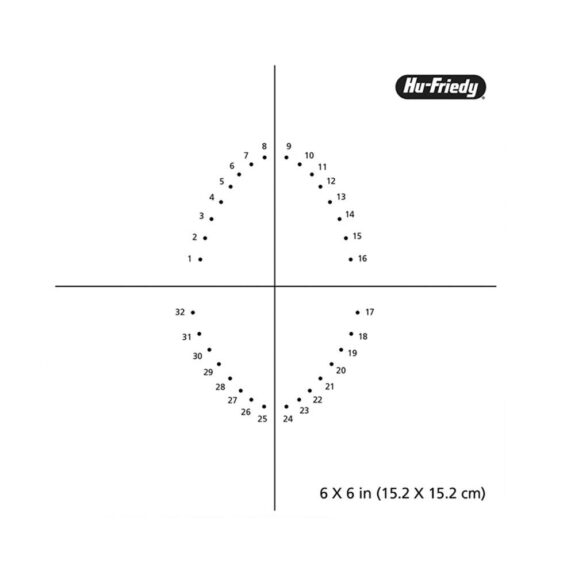 Kofferdam-Schablone universal St | 273169