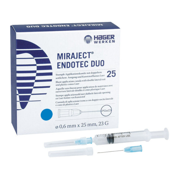 Miraject Endotec Luer Duo 23G 0,6X25mm | 257001