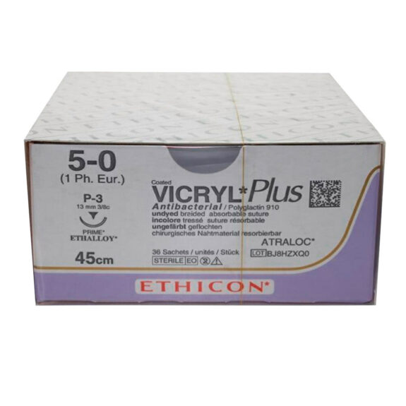 Vicryl Plus ungefä. 5-0/1 FS2 3Dtz | 259400