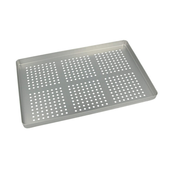 Norm-Tray Boden gelocht silber St | 288042