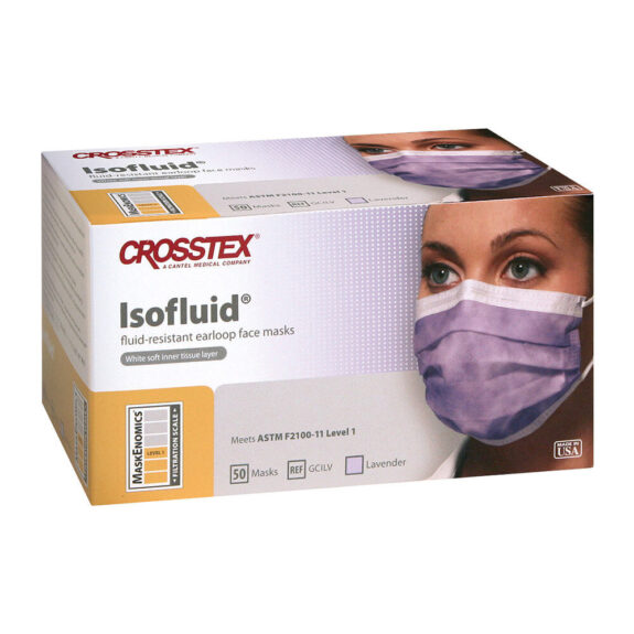 Isofluid Maske lavendel latexfrei  50St | 274505