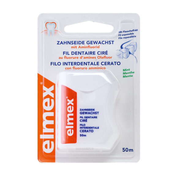 Elmex Zahnseide gewachst 50m Rl | 314558