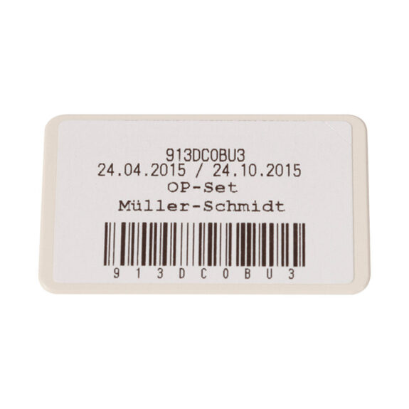 Barcode-Schild MELAstore Box weiß  10St | 276265