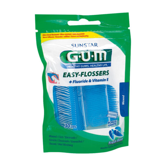 GUM Easy Flossers gew.mint 30St+Etui Btl | 277270