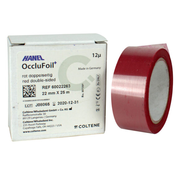 Hanel Folie 12µ PET ds 22mm rot  25m | 264901