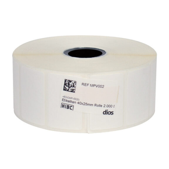 Haftetiketten 40x25mm Dios  2000St | 281463